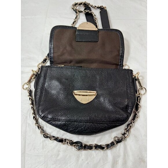 Tocco toscano Tenero Black Leather Zebra Print Crossbody Purse - Picture 6 of 13